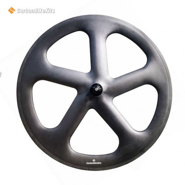 Ruota a 5 razze 700C 241mm di larghezza dritta Clincher / Tubolare